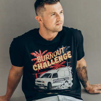 Burnout Challenge Caddy T-shirt