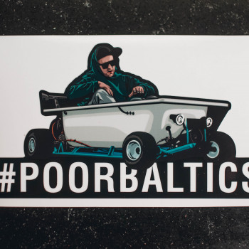 Poorbaltics x RW x Bathtub Sticker Pack