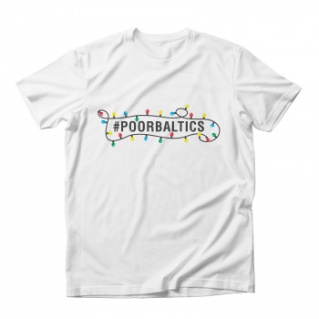 Poorbaltics T-shirt Christmas lights