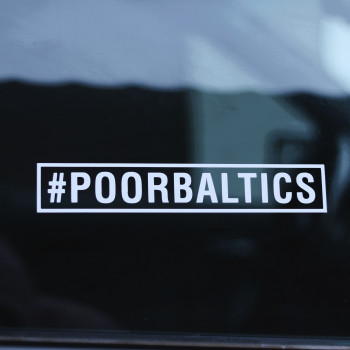 White stickers POORBALTICS