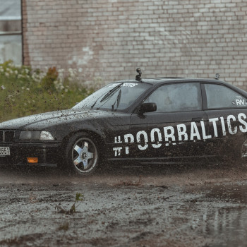 POORBALTICS large car sticker (side)