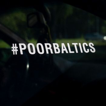 White stickers POORBALTICS