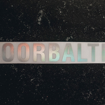 Holographic stickers POORBALTICS