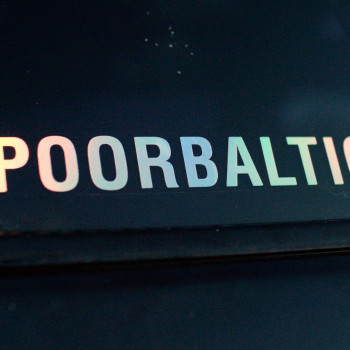 LIMITED holographic stickers POORBALTICS